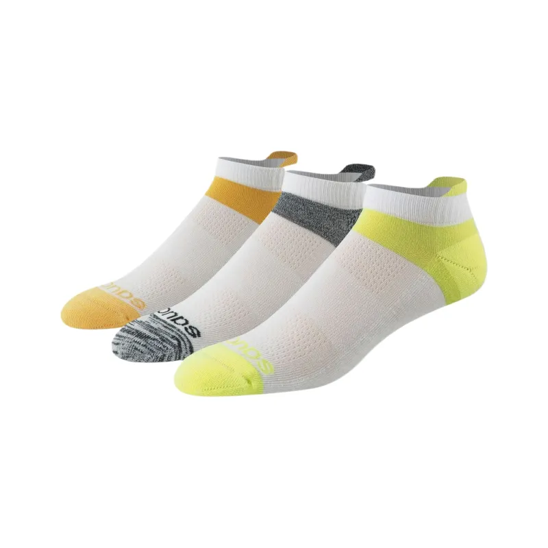 Saucony Inferno Cushion Ankle Socks Unisex 1 Pack White-1
