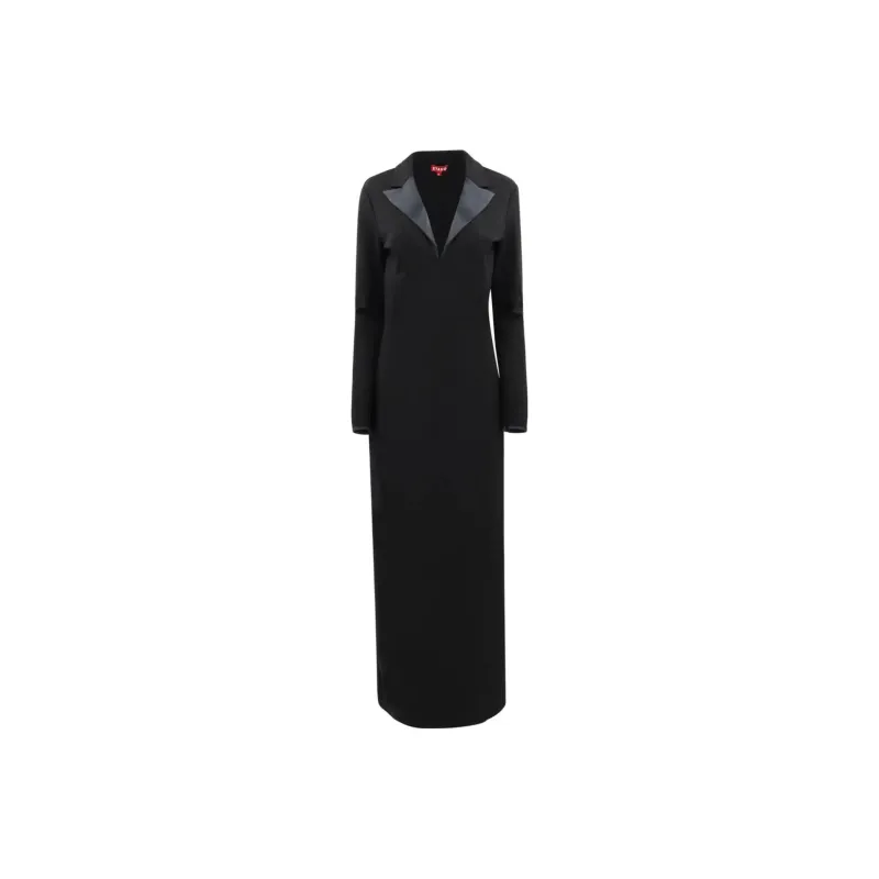 Staud Long-Sleeved Dresses Women's Black-0