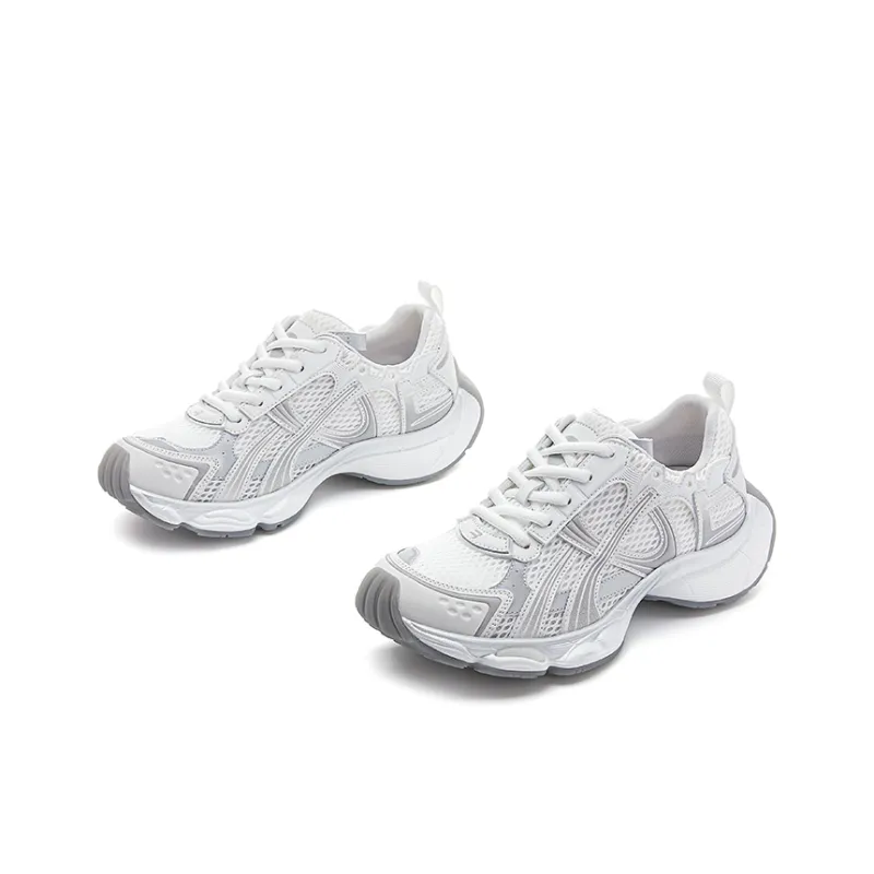 Chibang Lightweight And Breathable Low Top Chunky Sneakers Women's-15