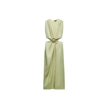 ZARA Sleeveless Dress Women's Thin Honeysuckle Pink