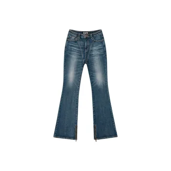 SMFK Wild World Wild World Series Jeans Women's Vintage Denim Blue