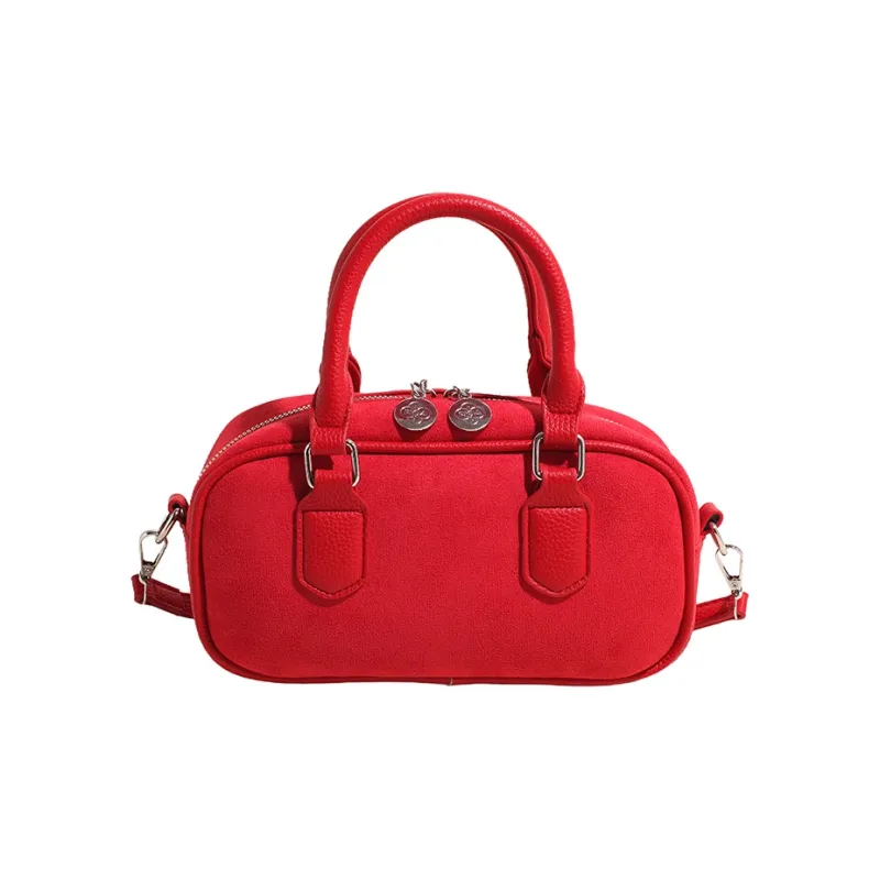 Morellybear PU Crossbody One Shoulder Handbag Women's Coffee/Khaki/Black/Red-19