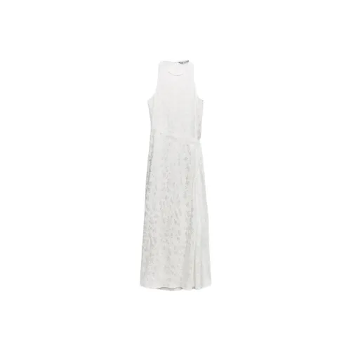 ZARA Sleeveless Dress Women's White