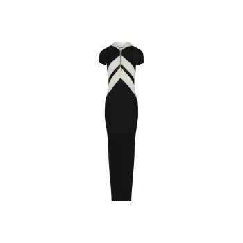 Jean Paul Gaultier The Long Chevrons Dress