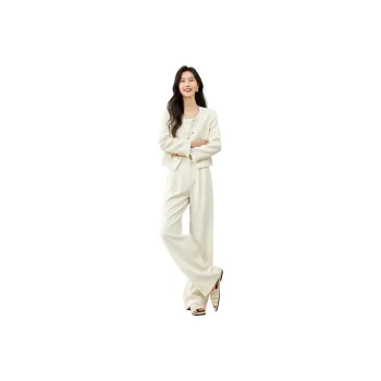 VIMLY Casual Suit Women's Apricot