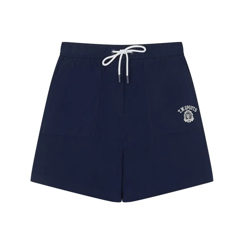 Teenie Weenie Casual Shorts Women's Navy Blue-0