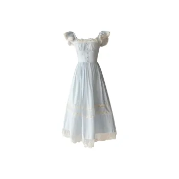 JOSR Short Sleeved Dress Women's Light Blue