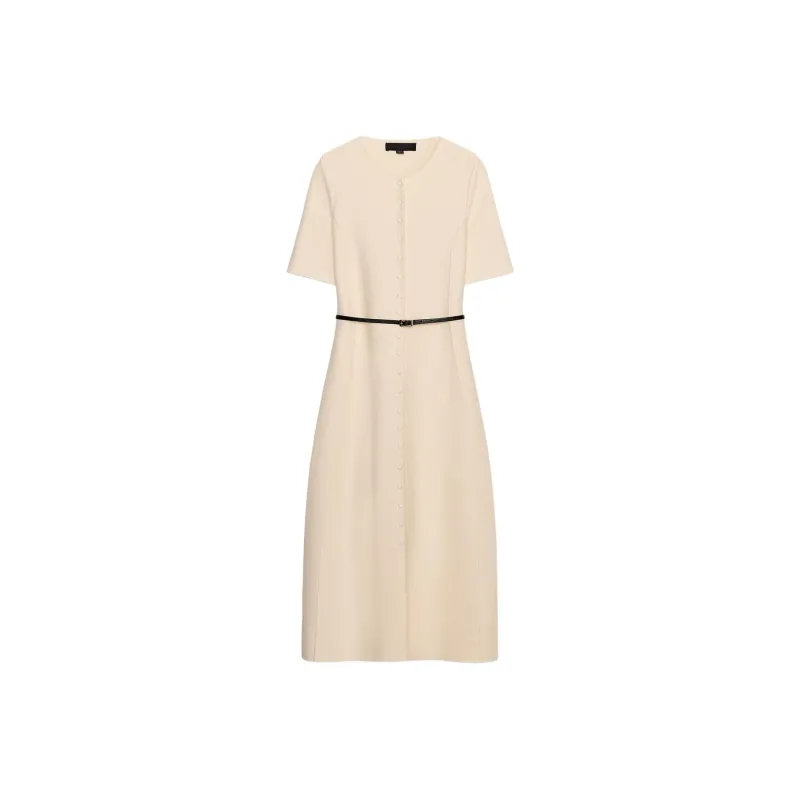 ZARA Short Sleeved Dress Women's Blue Vanilla-0