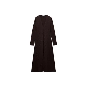 ZARA Long-Sleeved Dresses Women's Chocolate