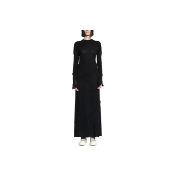Thom Krom Seam-Detailed Long Sleeved Maxi Dress