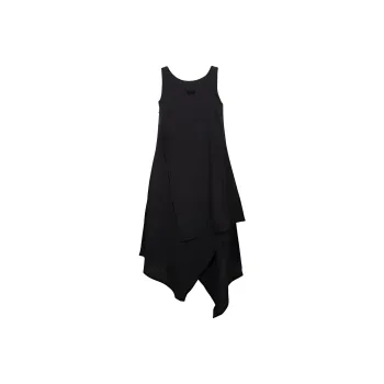 Y 3 Layered Asymmetric Mini Dress