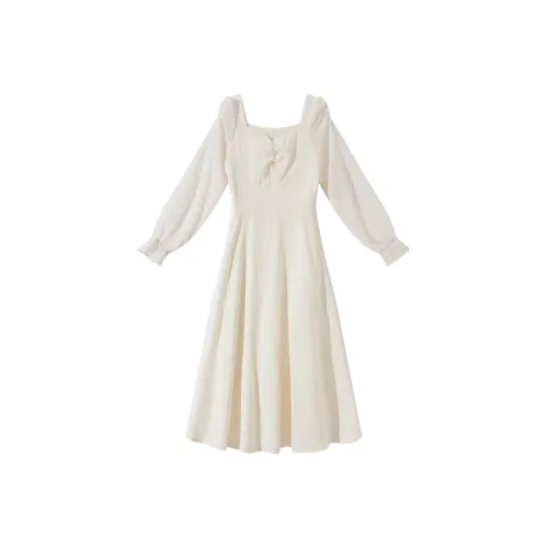 IDLE SOUL Long-Sleeved Dresses Women's