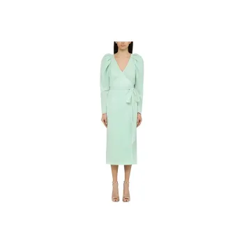 Rotate Long-Sleeved Dresses Women's Light Green
