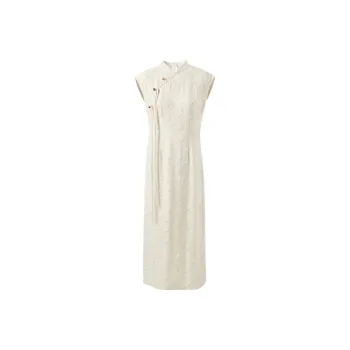 3COLOUR Short Sleeved Dress Women's Ecru