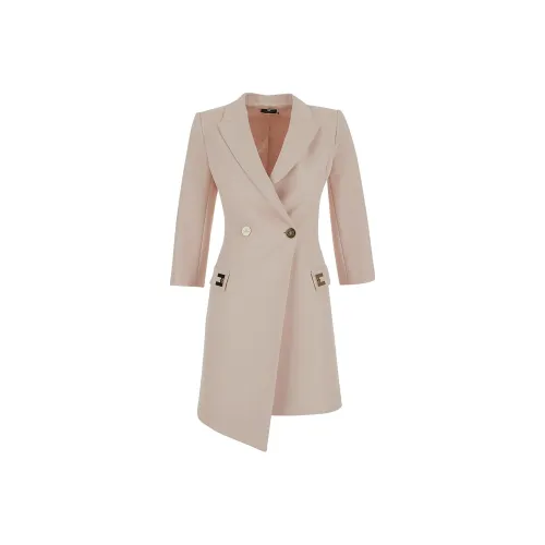 Elisabetta Franchi Long-Sleeved Dresses Women's Beige