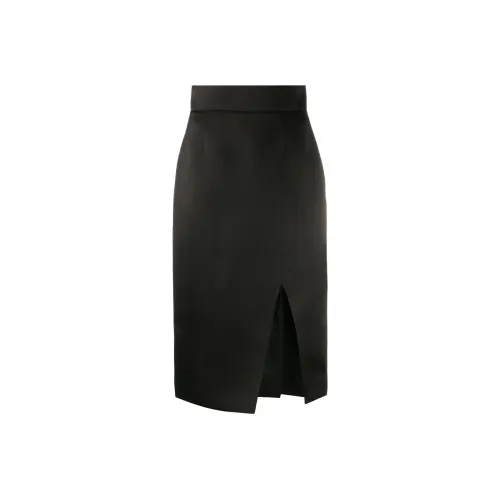MIU MIU Half Length Midi Dress Women's Black