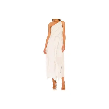 FREE PEOPLE Robe Maxi Bella Sleeveless Dress Women's White