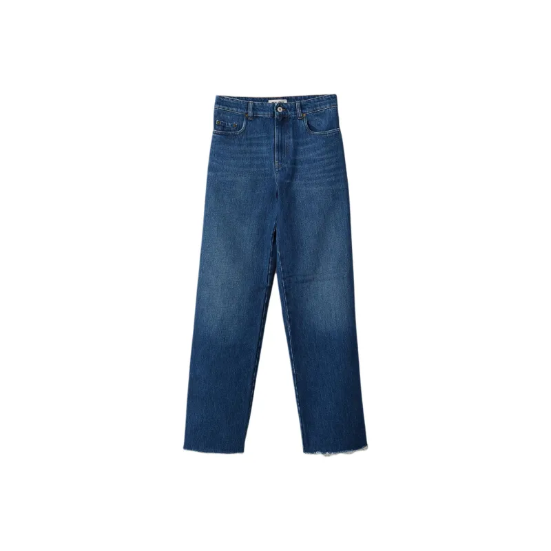 MIU MIU Five pocket Straight leg Jeans-0