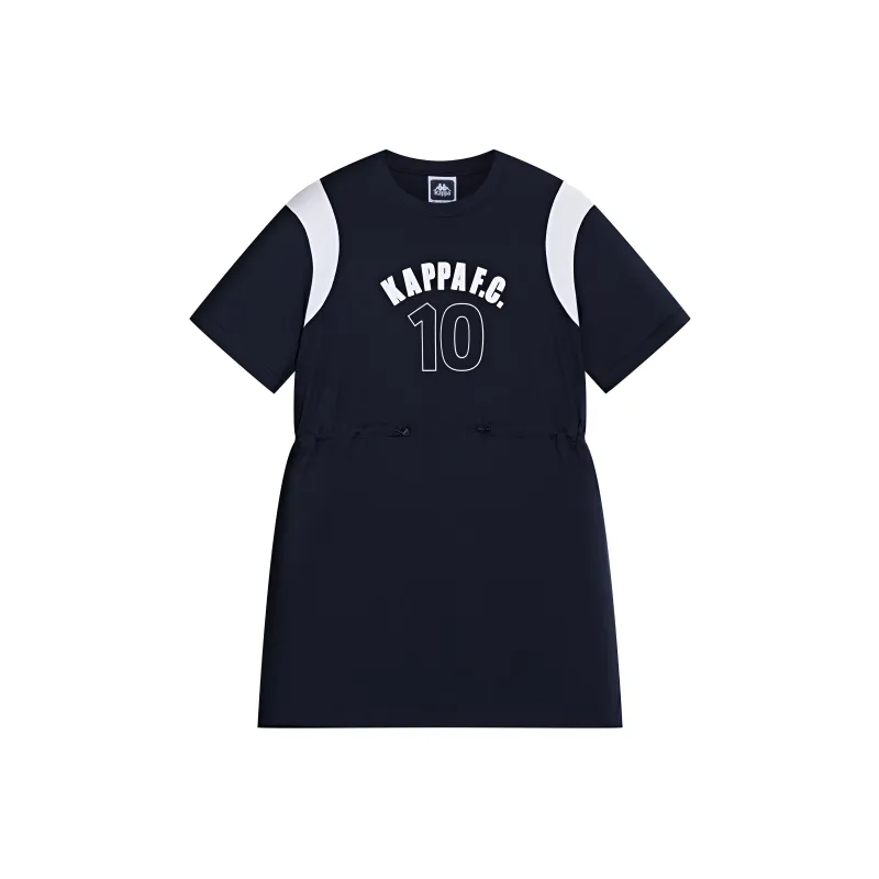 Kappa KAPPA 1916 Summer Short Sleeved Dresses Women's Black-0