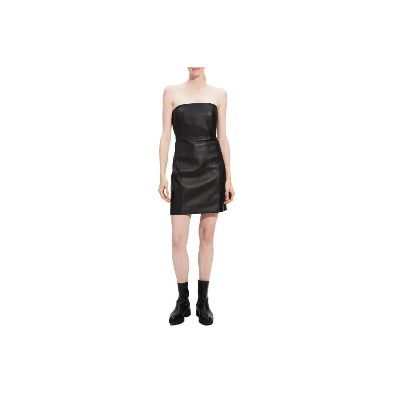 THEORY Sleeveless Dress Women's Black-0