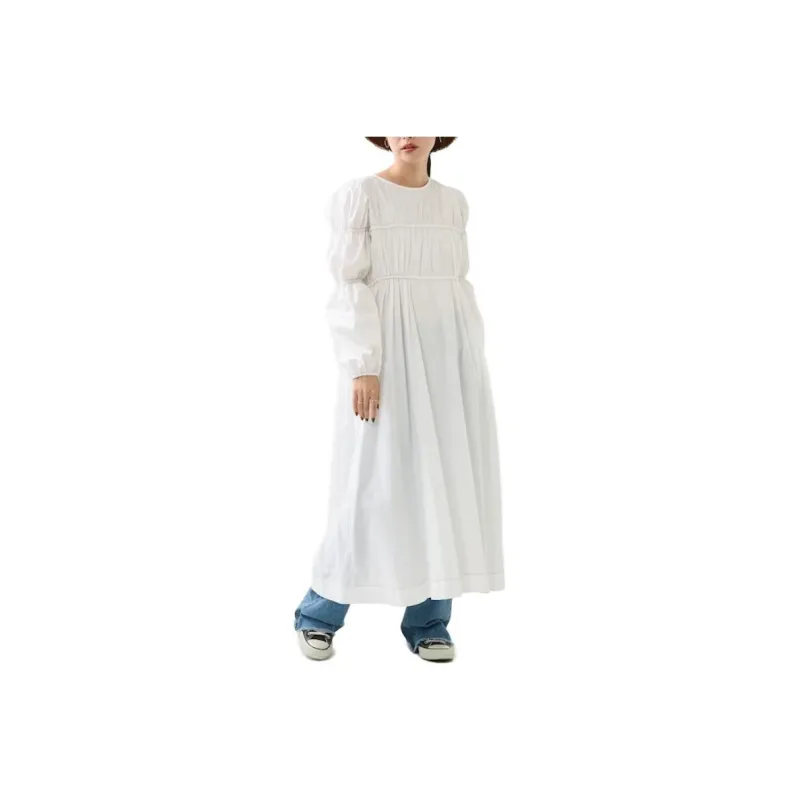 FREAK'S STORE Long Sleeved Dress Women's White-0