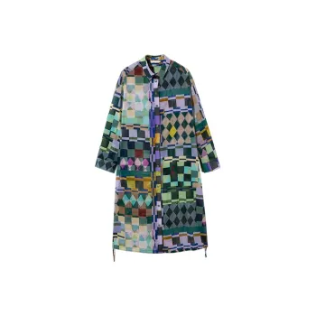 Broadcast Long Sleeved Dresses Women's Deep Emerald Green Floral