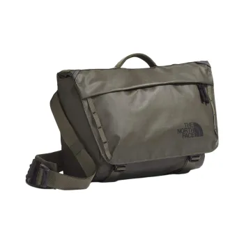 THE NORTH FACE Recycled Material Messenger Bag, One Shoulder Handbag Unisex New Olive Green & Black
