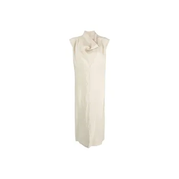 TOTEME Draped Sleeveless Midi Dress