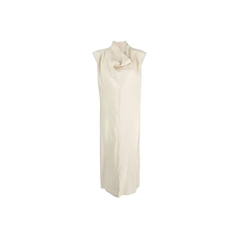 TOTEME Draped Sleeveless Midi Dress-0