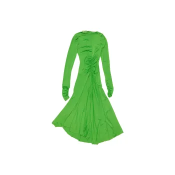 Acne Studios Long Sleeved Dresses Women's Green