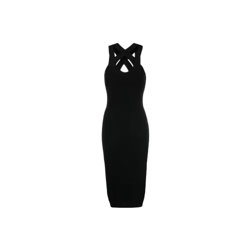 Patou Criss cross Straps Midi Dress