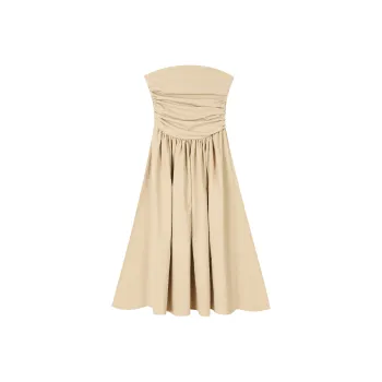 EIDOLON GRAIN Sleeveless Dress Women's Khaki