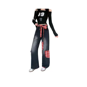 Flowers In Water Jeans Women's Black