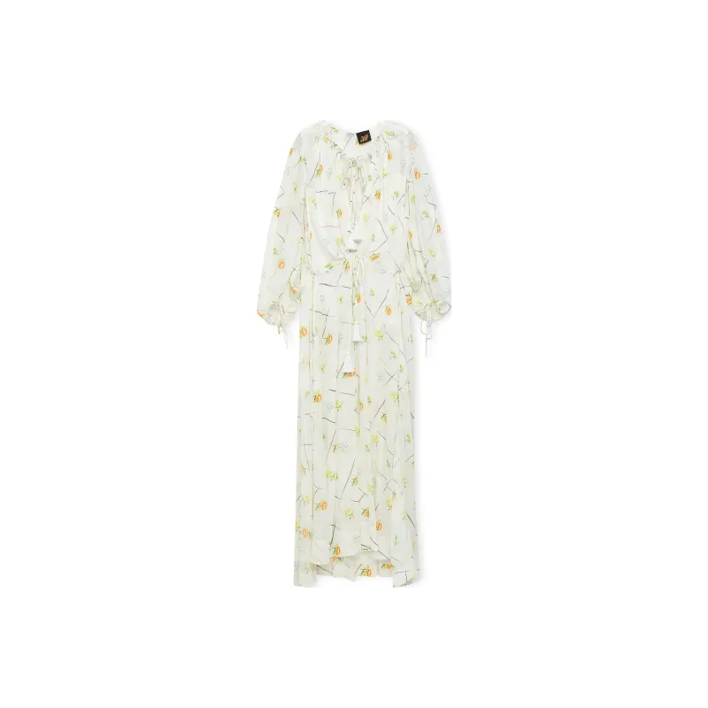 LOEWE Long Sleeved Dresses Women's Multicolor-0