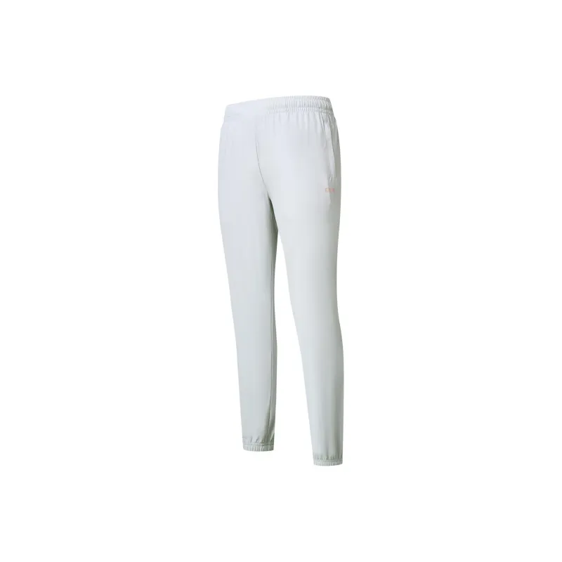 Erke Knitted Sports Pants Women's Cloud Gray-0