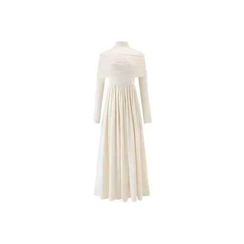 VIKTORIACHAN Long-Sleeved Dresses Women's Ivory White