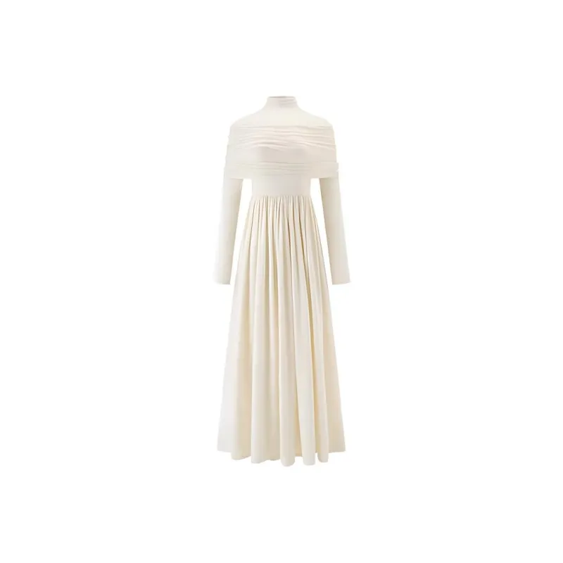 VIKTORIACHAN Long-Sleeved Dresses Women's Ivory White-0