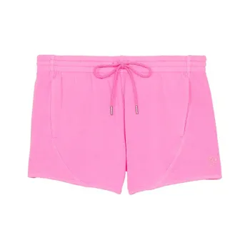 Victoria's Secret PINK IVY FLEECE CURVED HEM SHORTS /LP Casual Shorts Women's Laura Pink