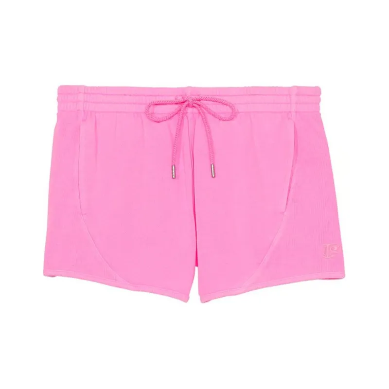 Victoria's Secret PINK IVY FLEECE CURVED HEM SHORTS /LP Casual Shorts Women's Laura Pink-0