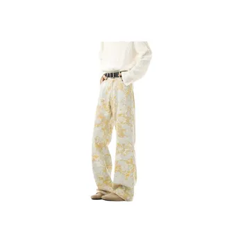 Concubine Zhu Jeans Unisex Yellow