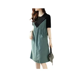 PIERRE CARDIN Short Sleeved Dress Women's Uniform Blue