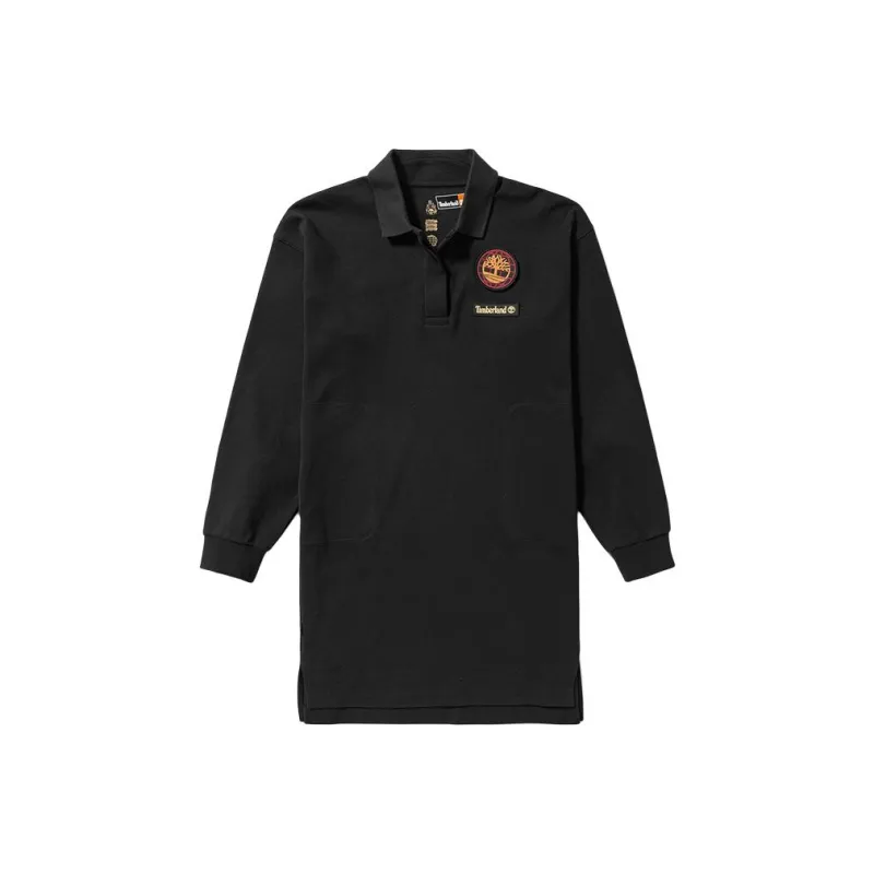 Timberland Long-Sleeved Dresses Women's Black-0