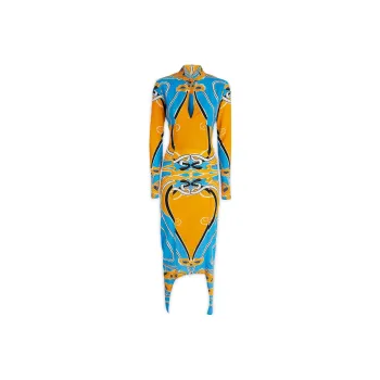 Patou Jacquard Open Back Dress