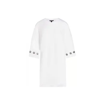 ARMANI EXCHANGEAE Long Sleeved Dress Women's White