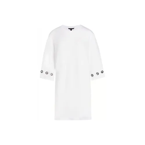 ARMANI EXCHANGEAE Long Sleeved Dress Women's White