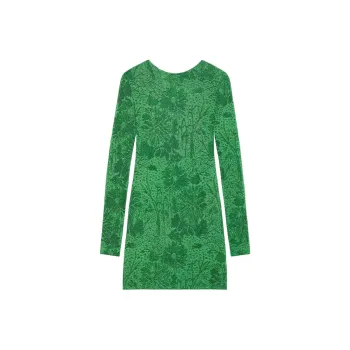 Givenchy Lurex Floral Jacquard Dress