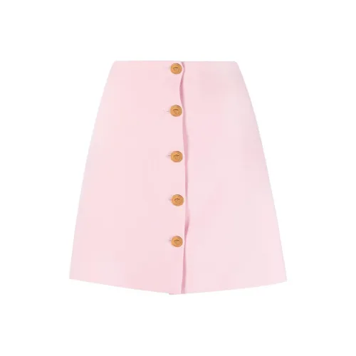VERSACE Button Up A Line Mini Skirt
