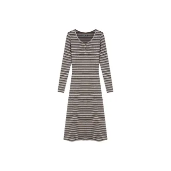 WESTLINK Long Sleeved Dress Women's Coffee