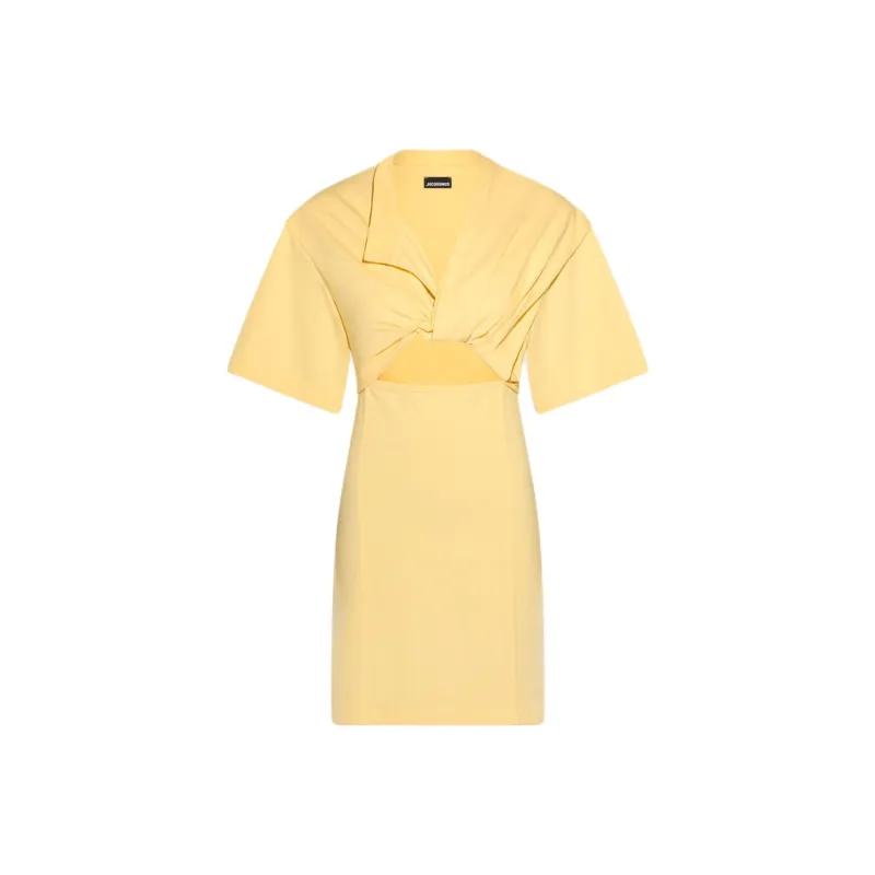 Jacquemus La Robe T Shirt Bahia Mini Dress-0