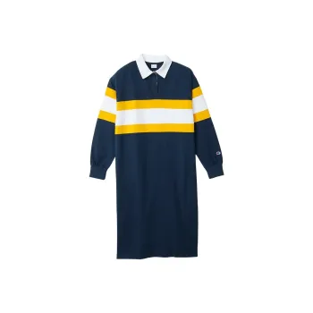 Champion FW24 Long-Sleeved Dresses Women's Marine Blue